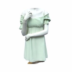 NWOT Stone Cold Fox Charles Silk Mini Dress in Mint Green